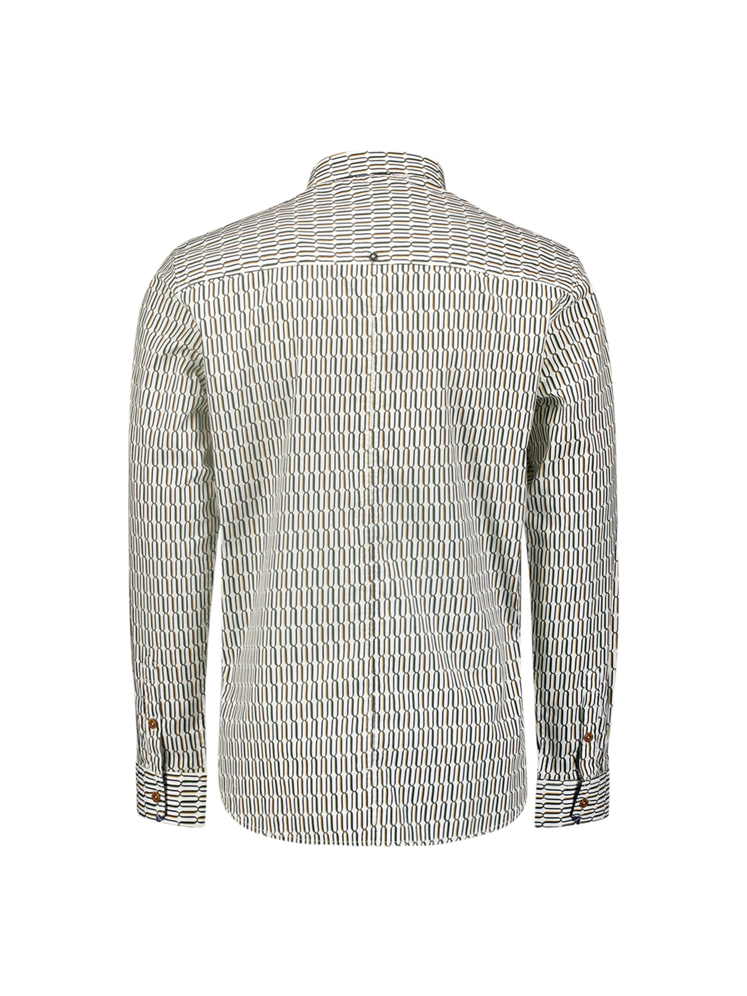 No Excess Regular Fit Hemd in Beige