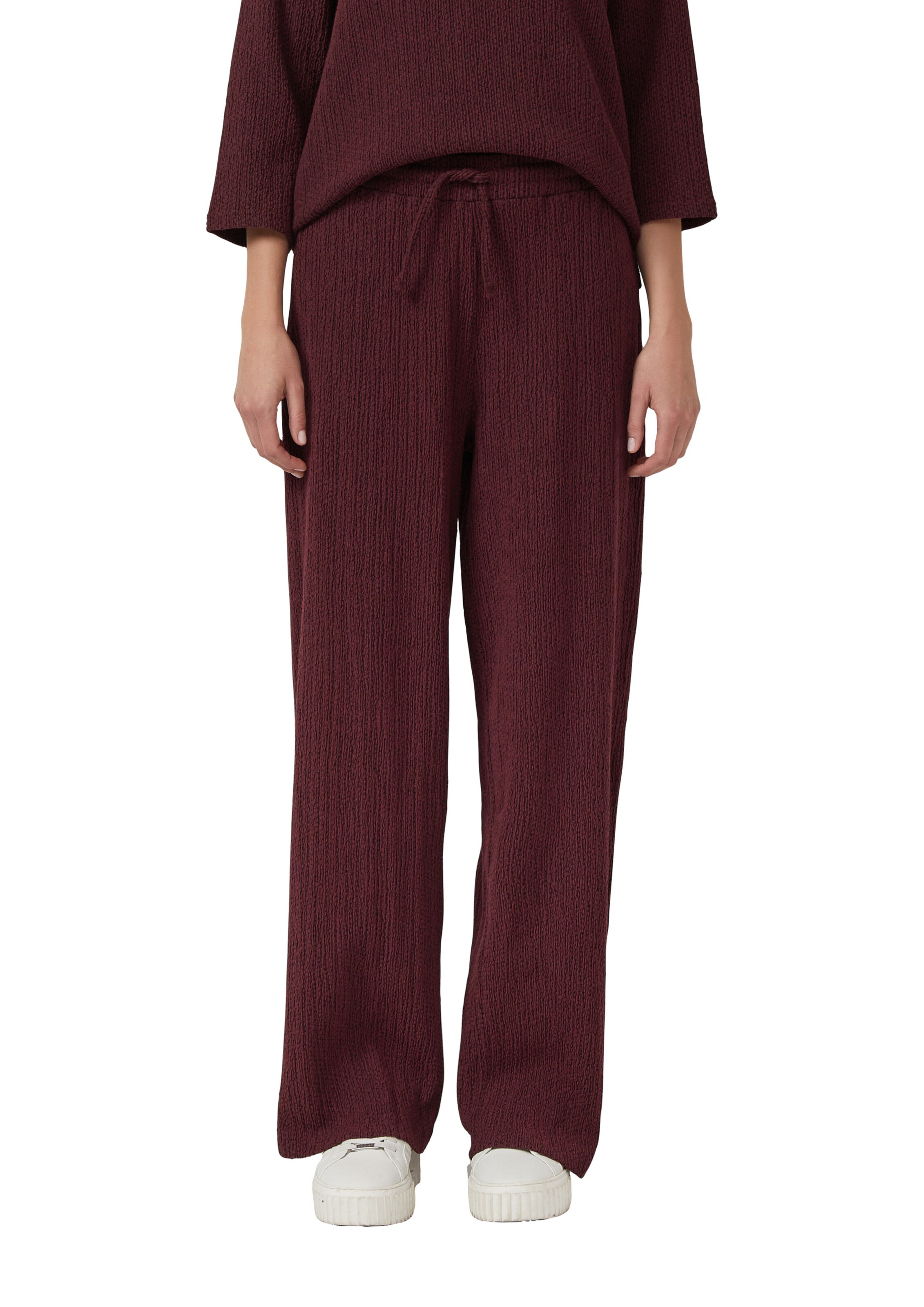 Wide Leg Pantalon s.Oliver en rouge : devant