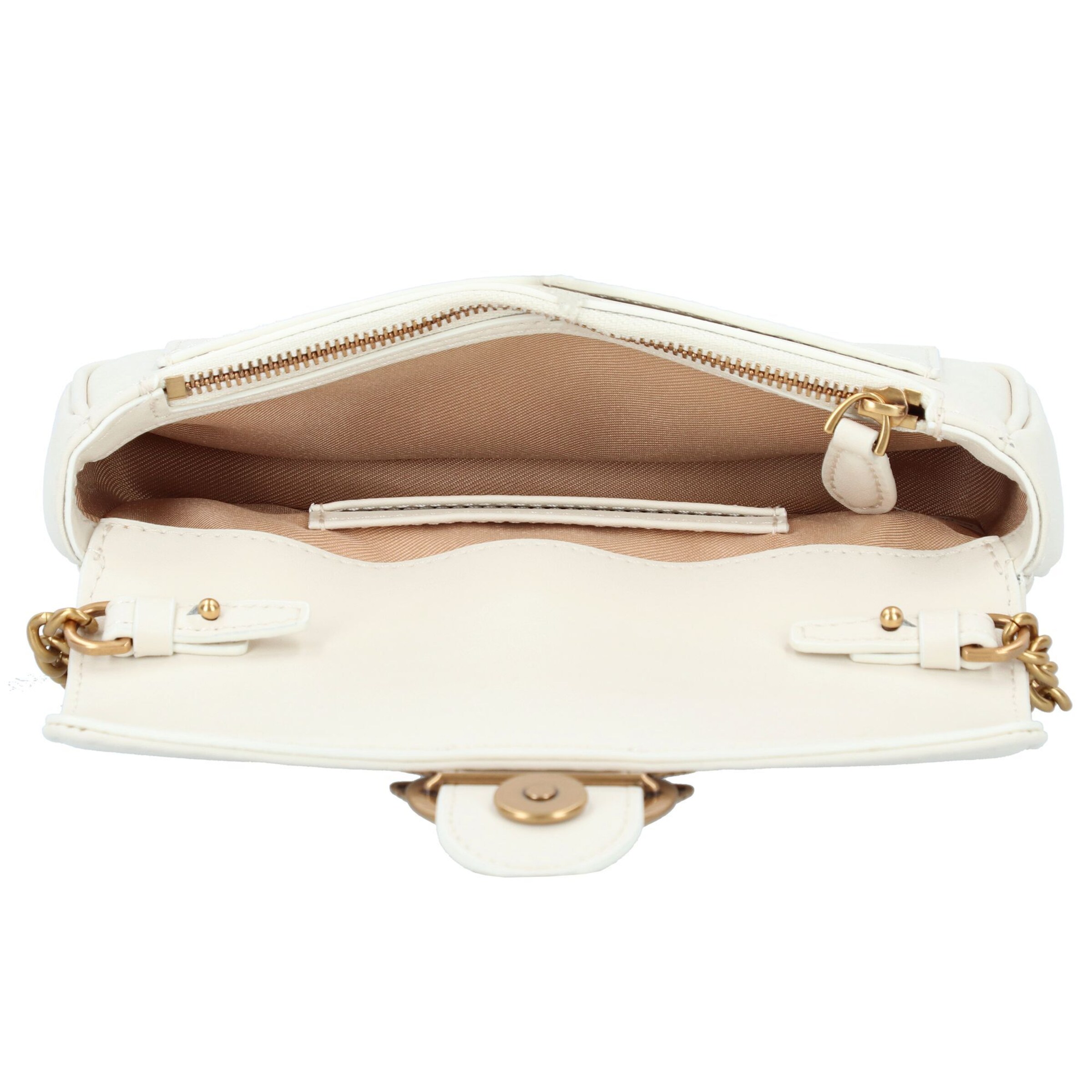 Geantă de umăr 'Love One' de la PINKO pe auriu