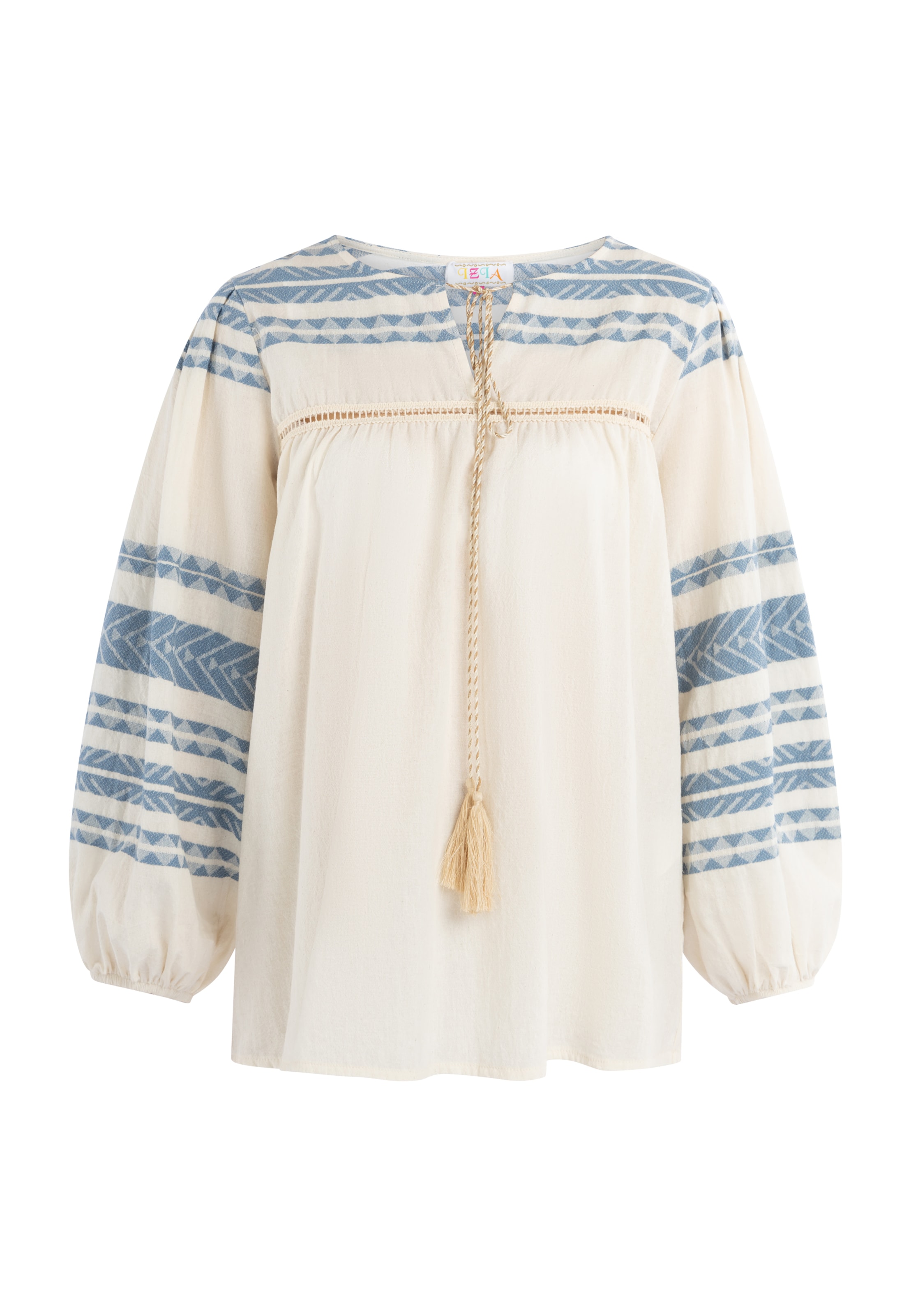 IZIA Halenka - chladná modrá / zlatá / přírodní bílá, Produkt