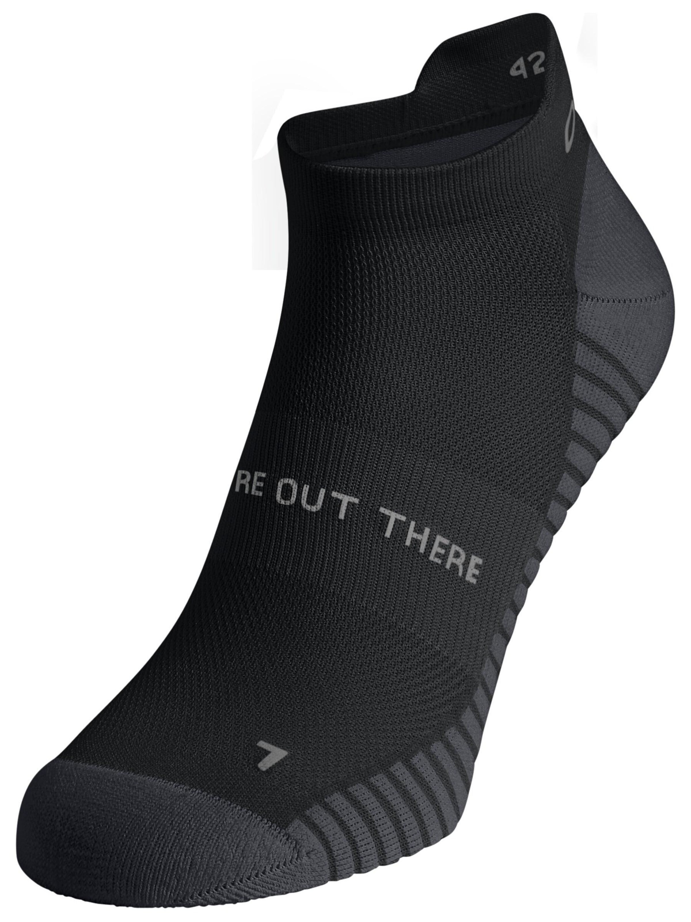 ODLO Athletic Socks 'PERFORMANCE RUN' in Black: front