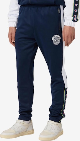 Regular Pantalon de sport 'Pantalon champion rochester marino banded trackpant' Champion -DO NOT USE- en bleu : devant