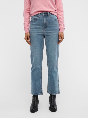 OBJECT Regular Jeans in Blauw: voorkant