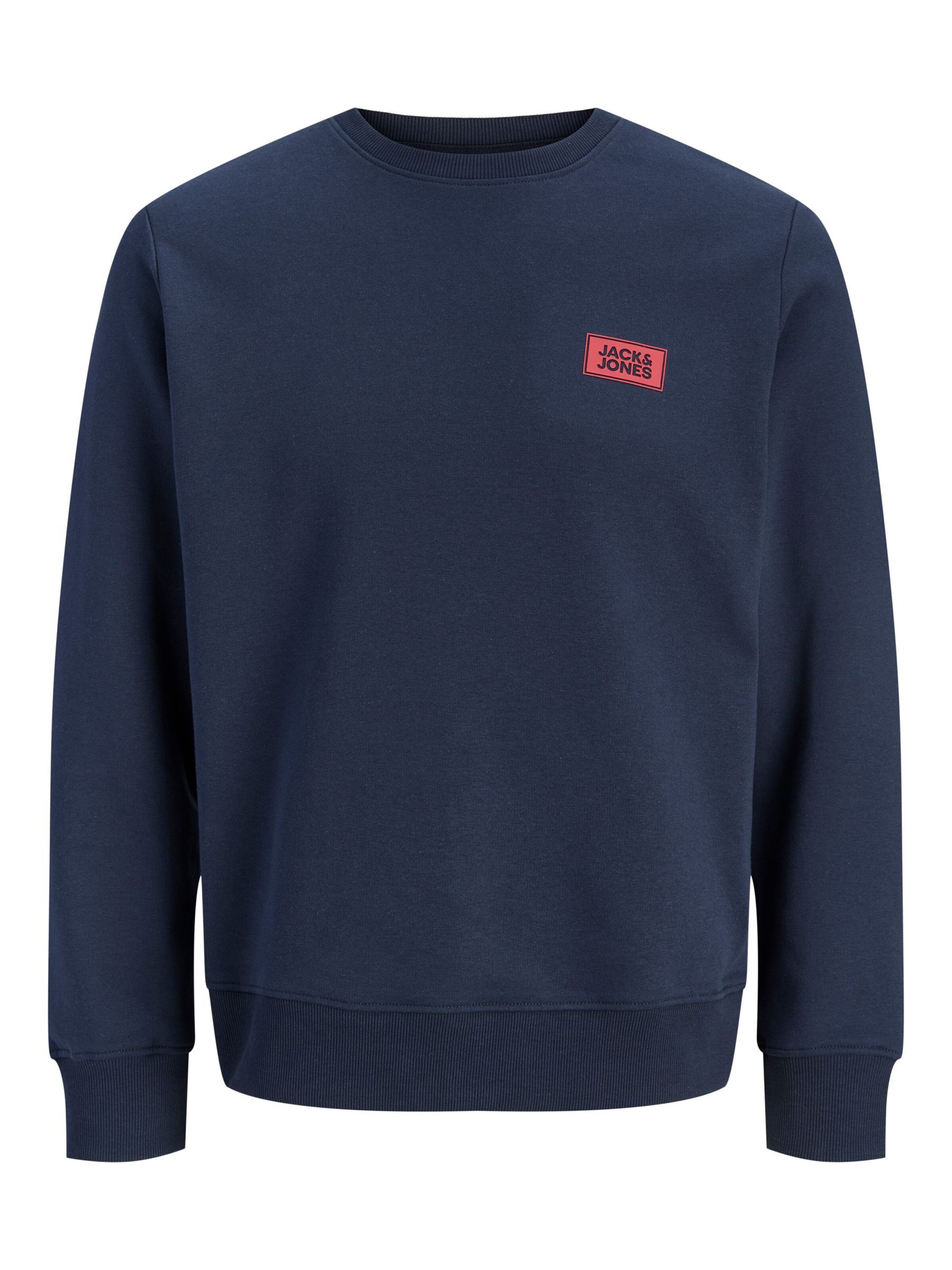 JACK & JONES Sweatshirt in 5XL in de kleur Enziaan, Productweergave