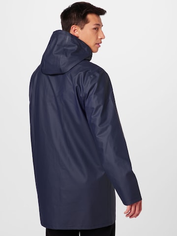 Stutterheim Between-Seasons Coat 'Stockholm' in Blue