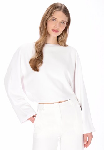DreiMaster Klassik Blouse 'Classic' in White: front