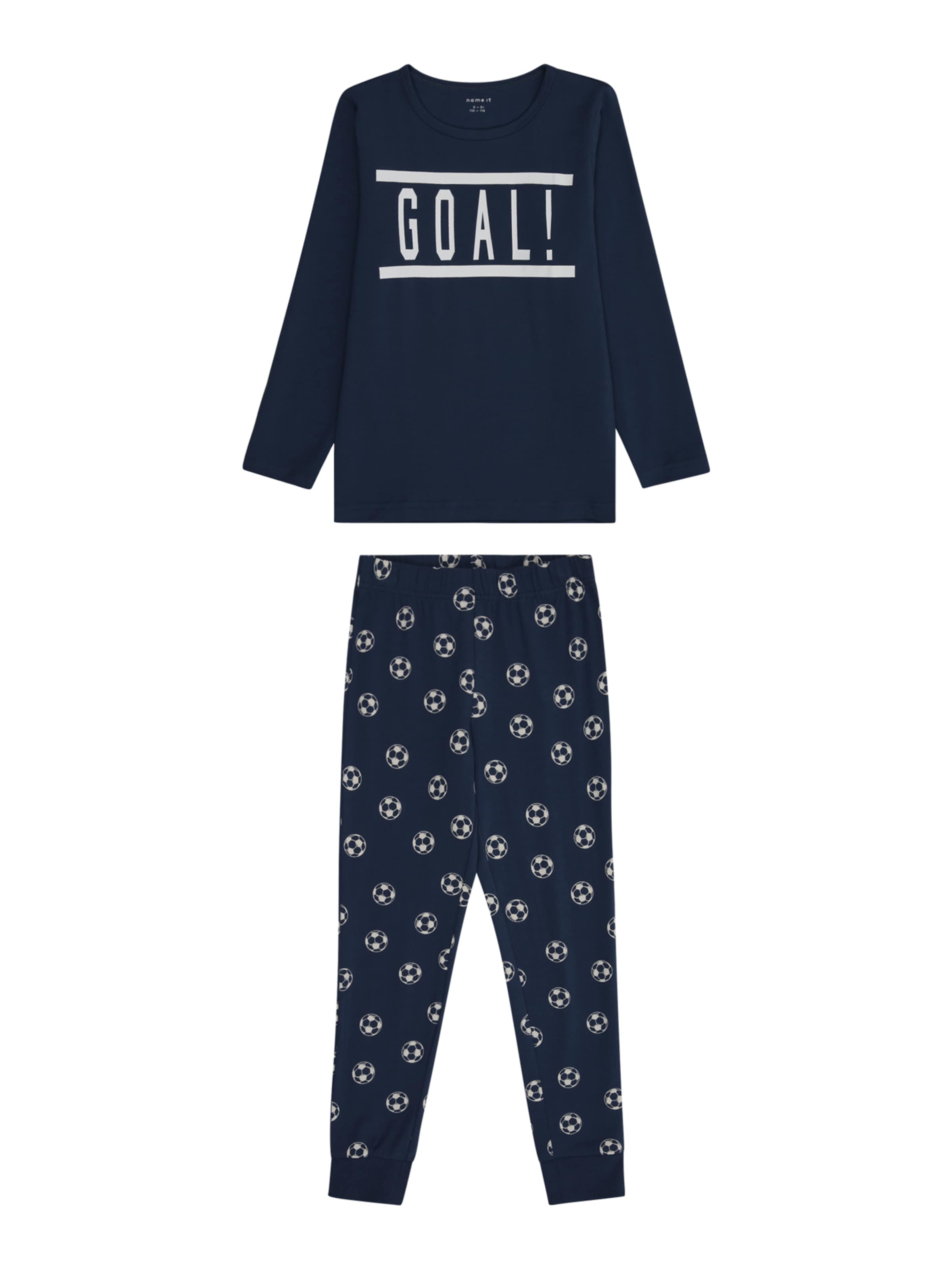 NAME IT Πιτζάμα σε μπλε: μπροστά