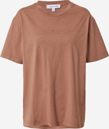 NU-IN - Shirt en marrón: frente