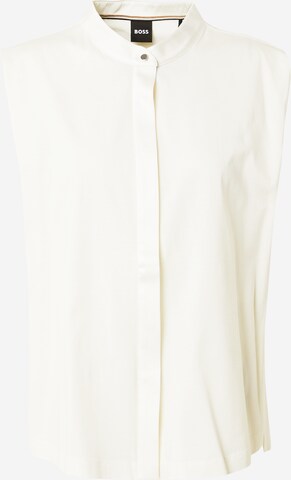 BOSS Blouse 'Ejica' in Wit: voorkant