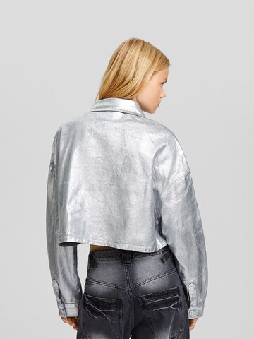 Bershka Jacke in Silber