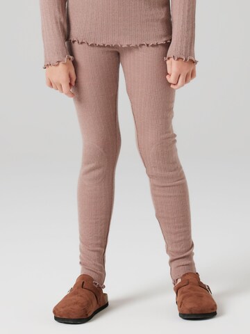 NAME IT Slimfit Leggings in Grijs: voorkant