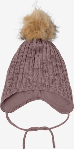 NAME IT Beanie in Brown: front