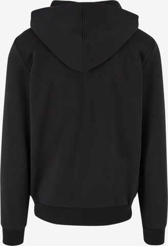 Urban Classics Zip-Up Hoodie in Black