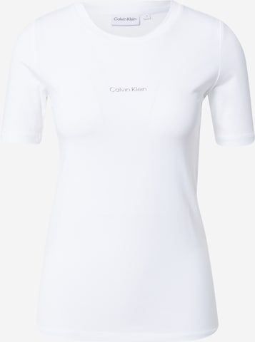 Calvin Klein - Camiseta en blanco: frente