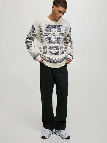 Pull&Bear Sweater in White