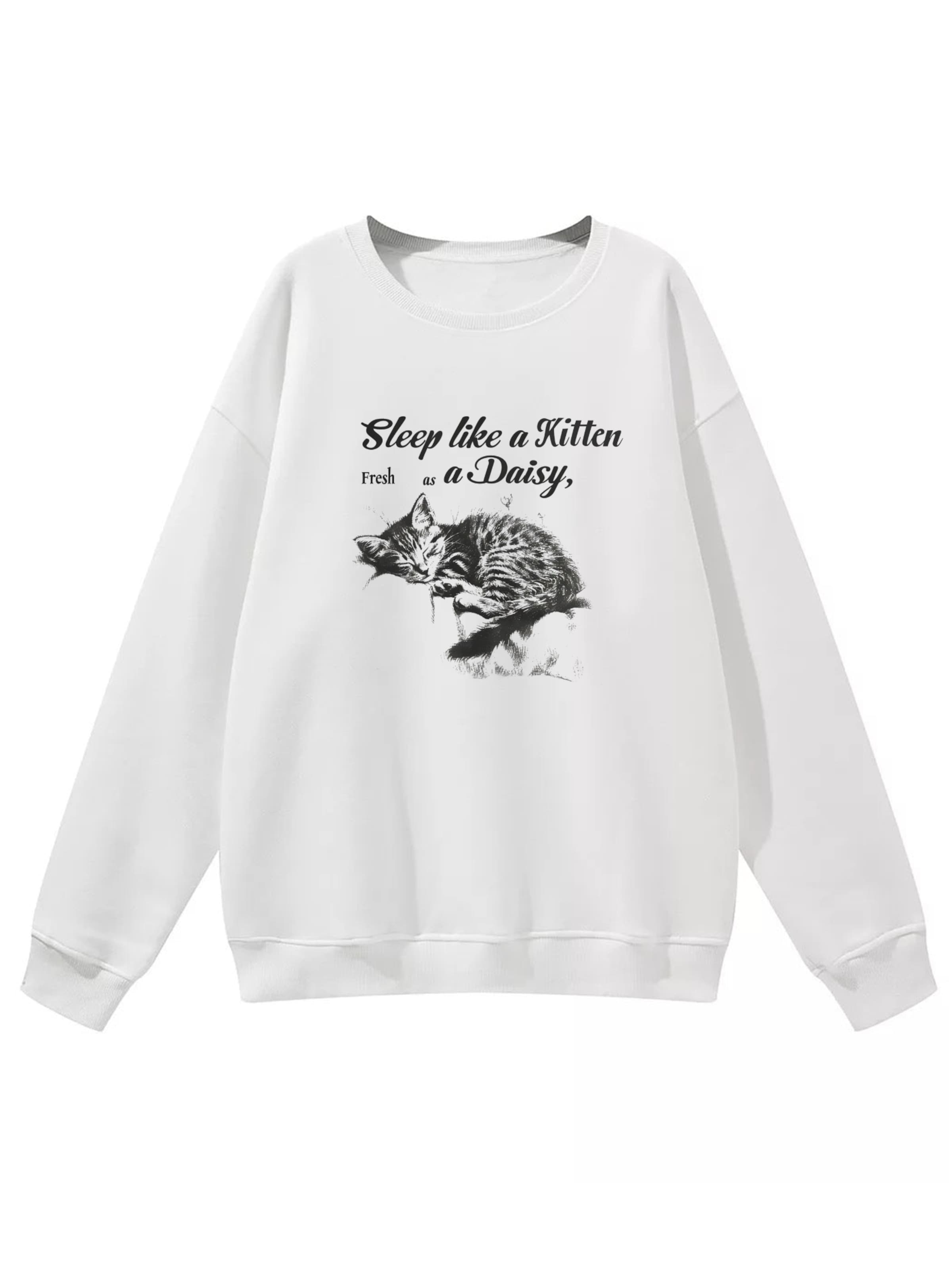 GORHEY Sweatshirt in Wit: voorkant