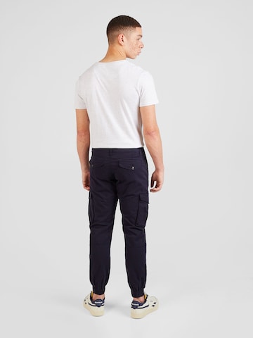 QS Tapered Cargo Pants in Blue