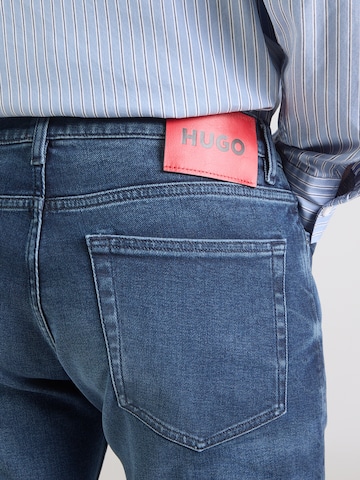 HUGO Slimfit Farkut värissä sininen