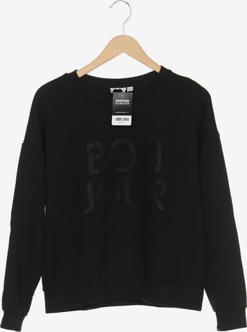 VILA Sweatshirt & Zip-Up Hoodie in M in Black: front