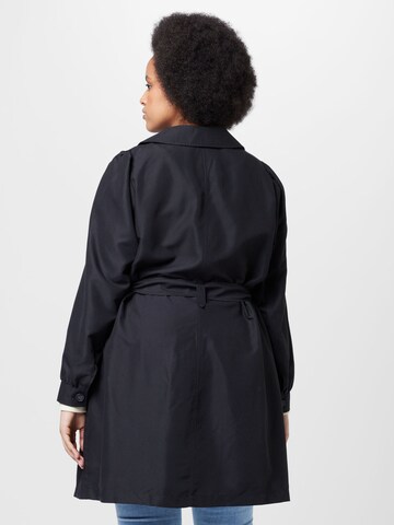 Zizzi Between-seasons coat 'SAGA' in Black