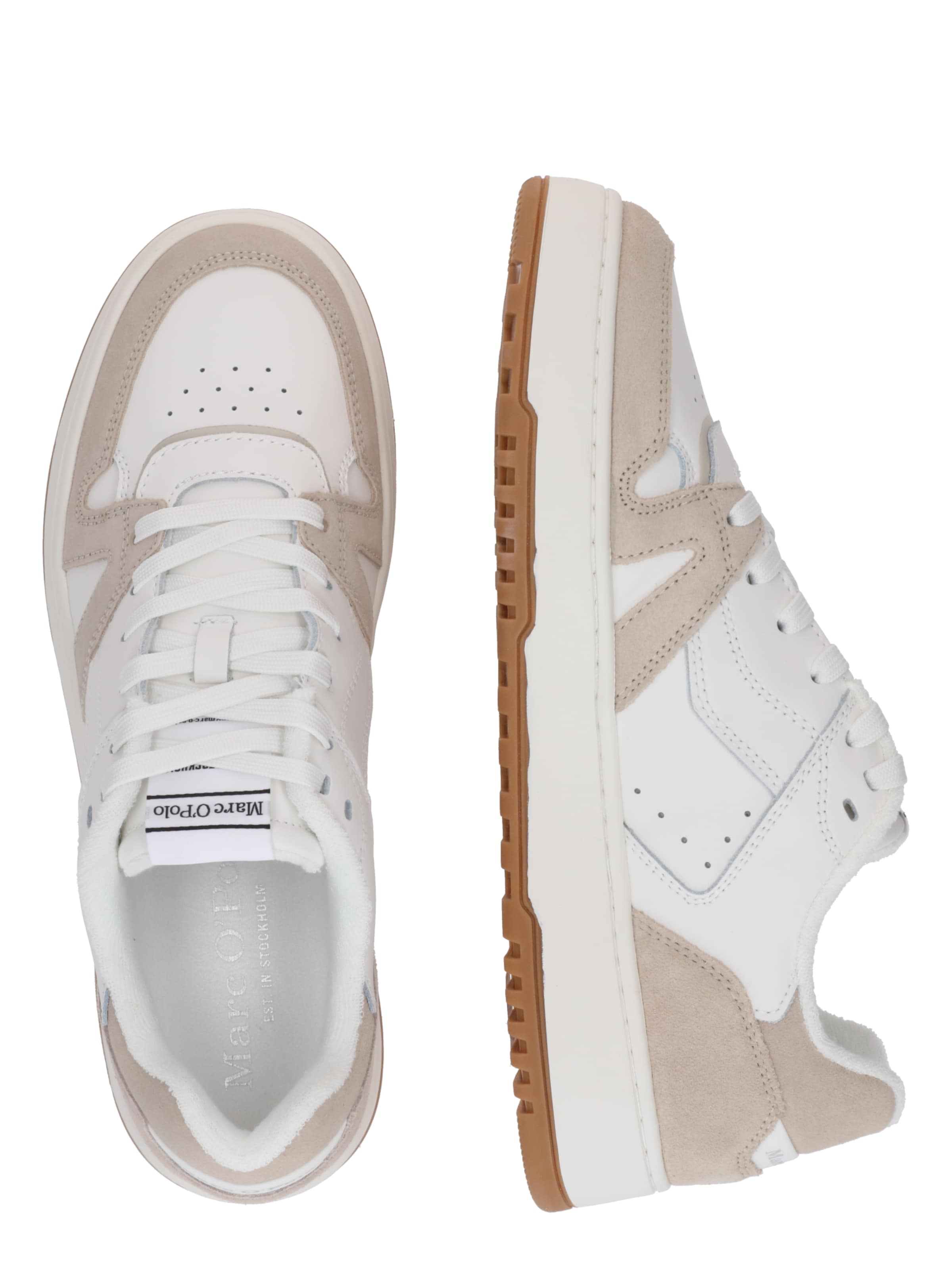 balts Marc O'Polo Zemie brīvā laika apavi