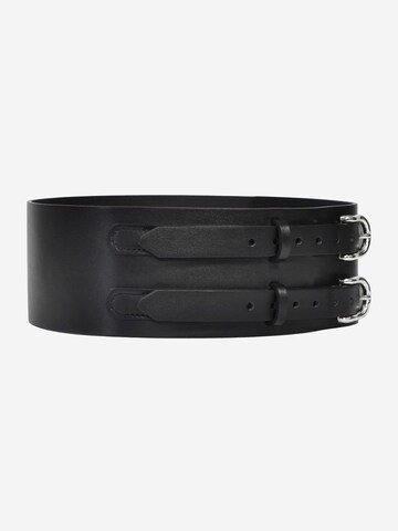 Haute Cuir Riem 'Patrician Wide Belt' in Zwart