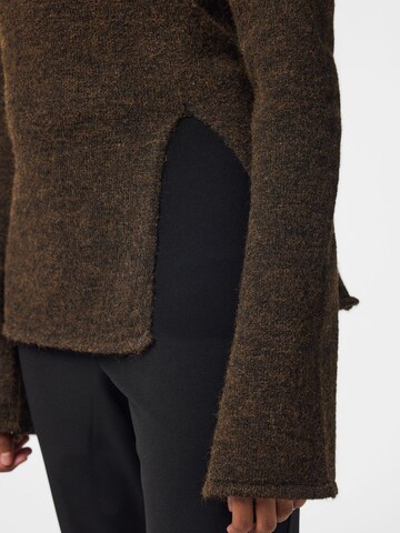 PIECES Pullover 'VALLIE' i brun