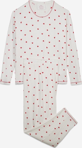 Women' Secret Pyjama värissä valkoinen: etupuoli
