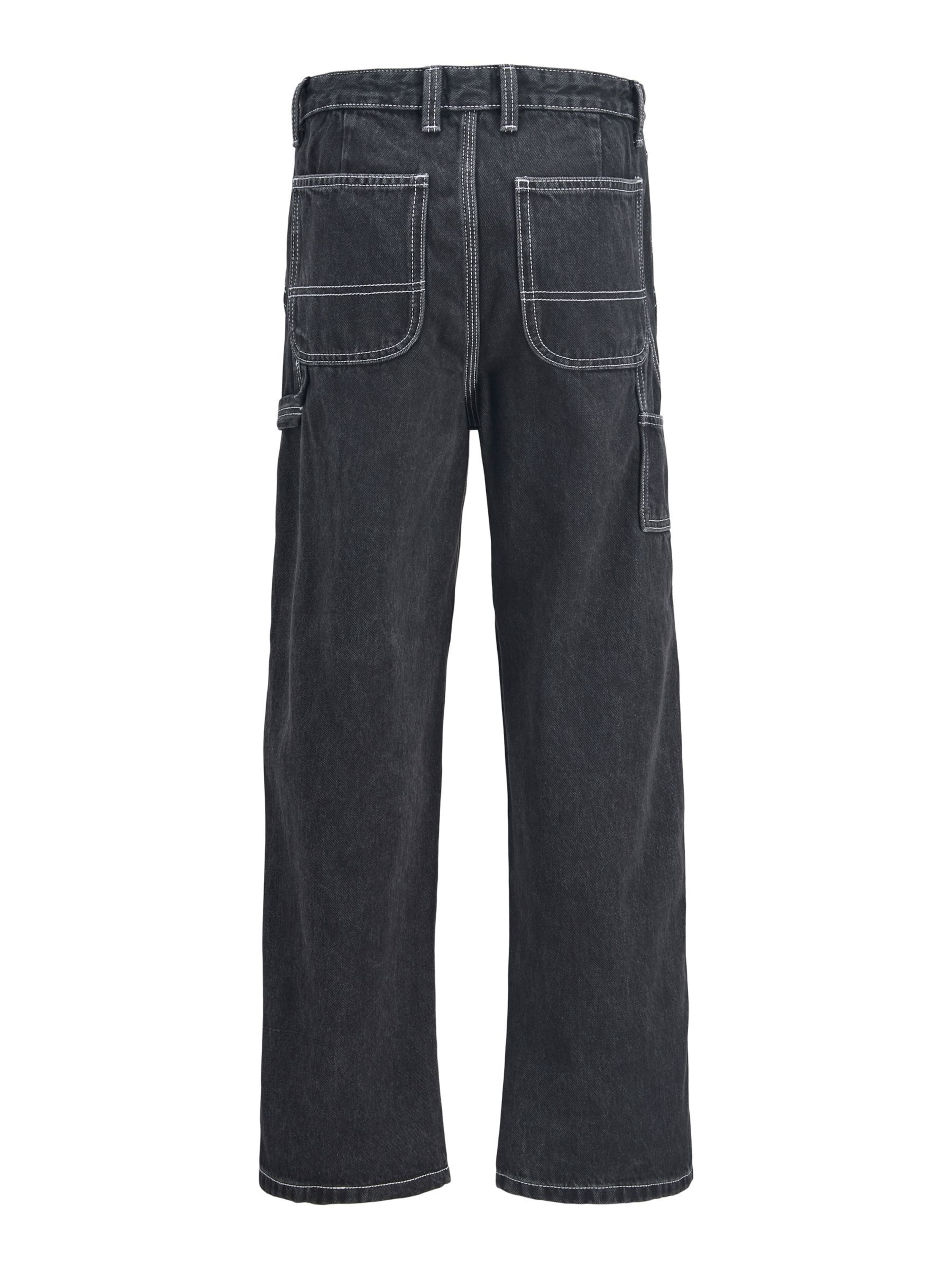 Wide Leg Jean 'JWHAlex JJCarpenter AKM 143' Jack & Jones Junior en noir