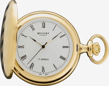 REGENT Analog Watch in Gold: front