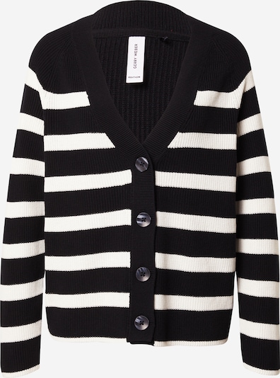 GERRY WEBER Cardigan i sort / hvid, Produktvisning