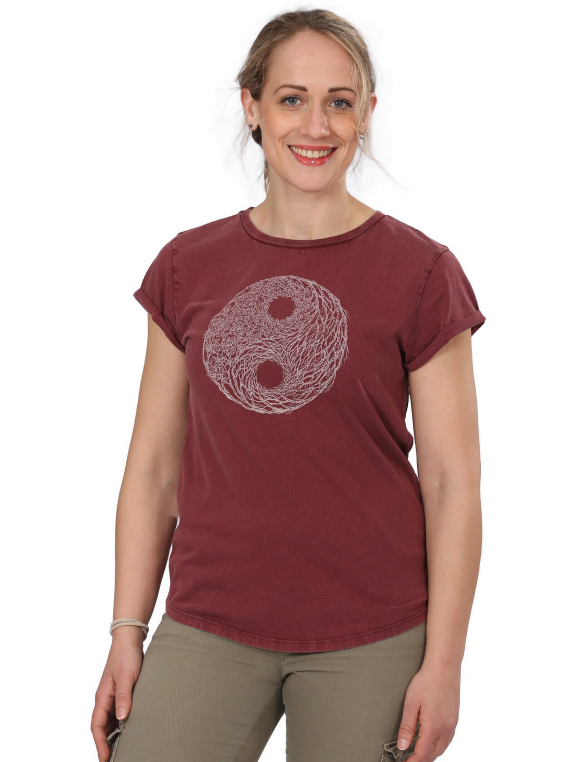 Life-Tree Shirt‌ in Rot