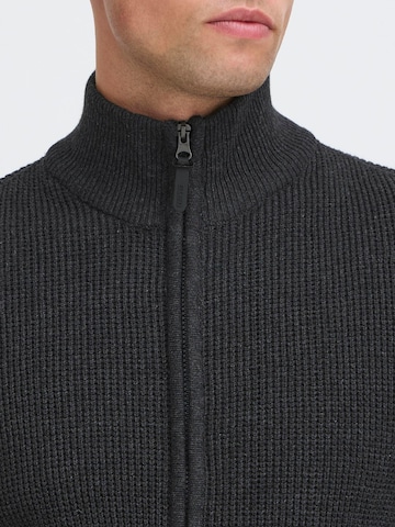 INDICODE JEANS Gebreid vest 'Revil ' in Grijs