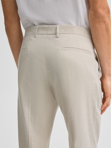 STRELLSON Regular Bügelfaltenhose 'Tomeo' in Beige