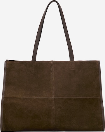 MANGO Shopper 'G--Fes' in Green: front