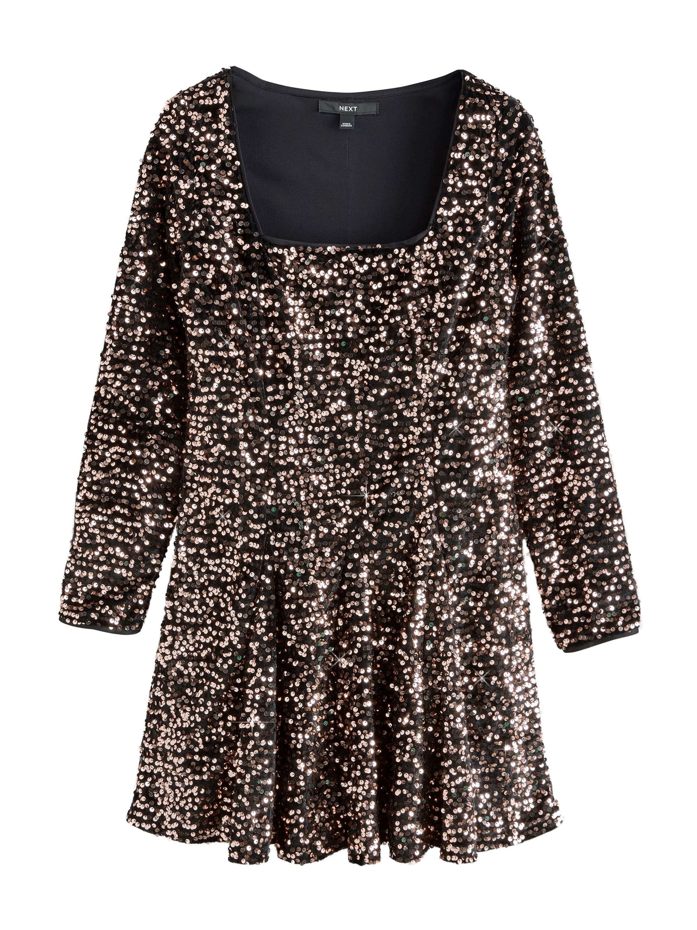 Next Kokteilové šaty - Čierna: predná strana