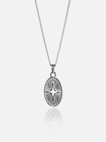 warpedsense Necklace 'Starpierce' in Silver: front