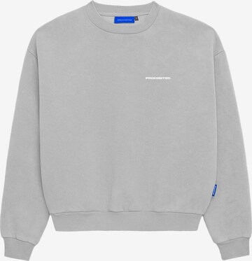 Prohibited Sweatshirt 'Hometown' in Grey: front