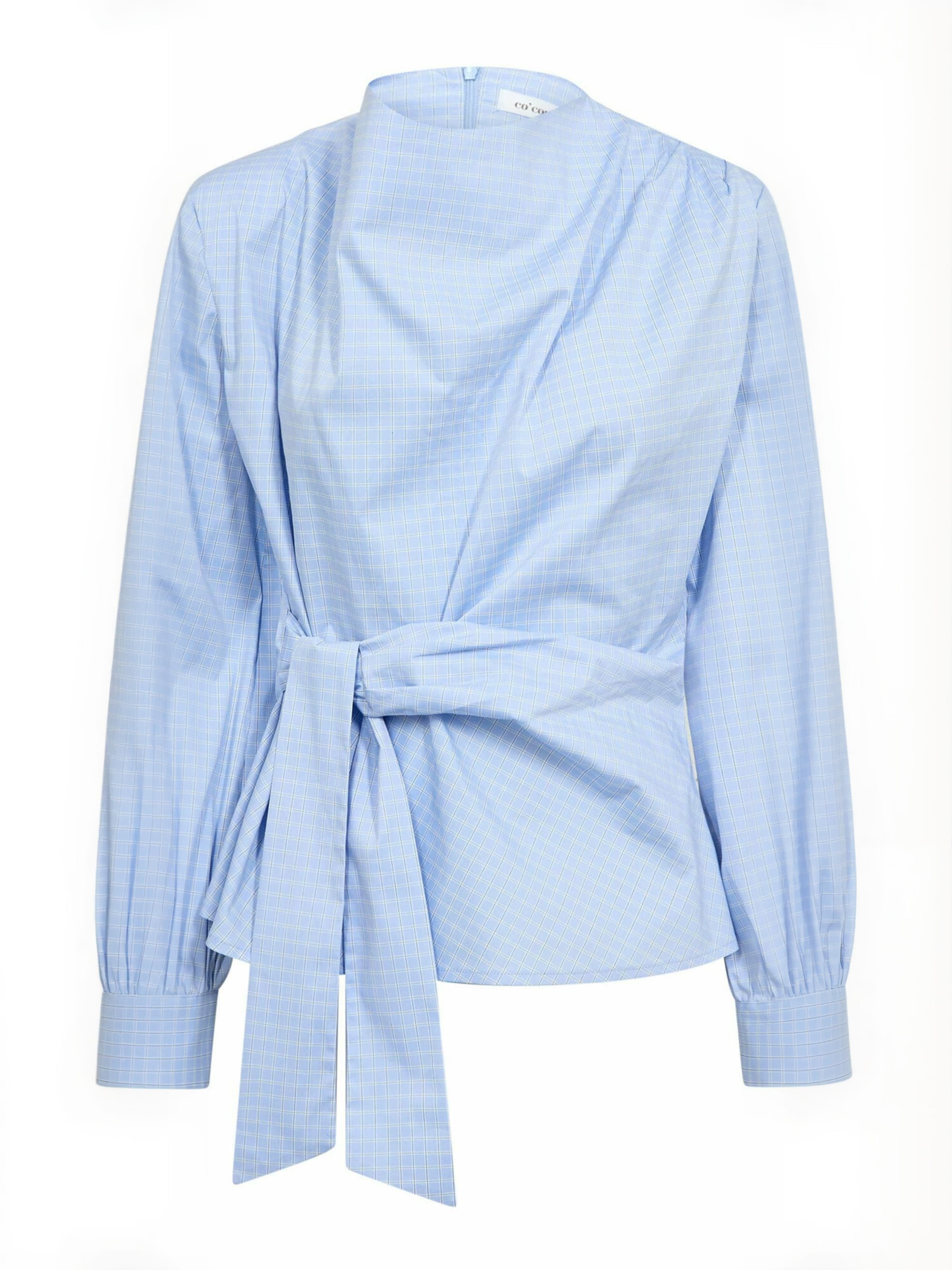 co'couture - Camiseta ' GaianCC ' en azul: frente