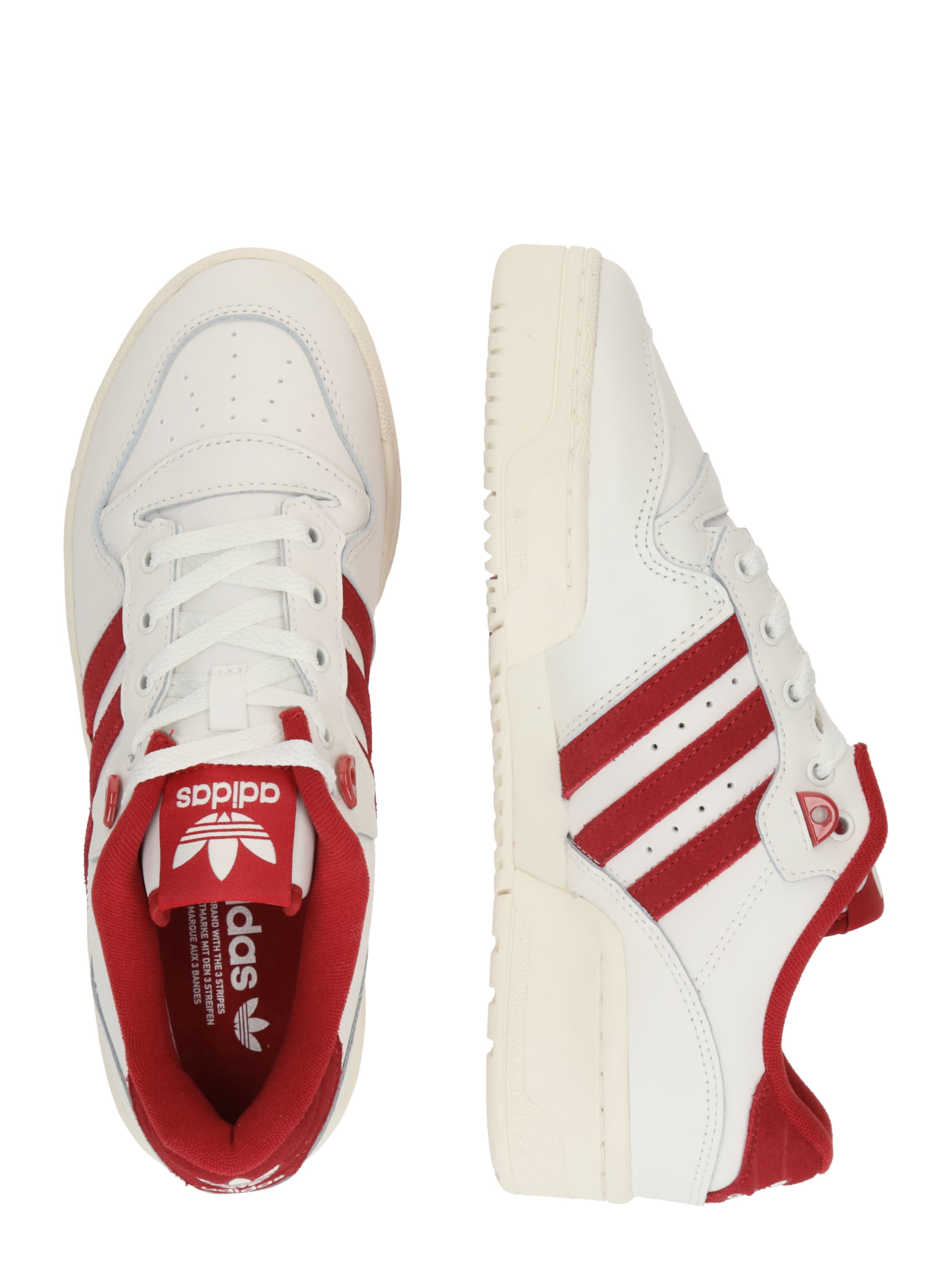 ADIDAS ORIGINALS Madalad ketsid 'RIVALRY', värv valge