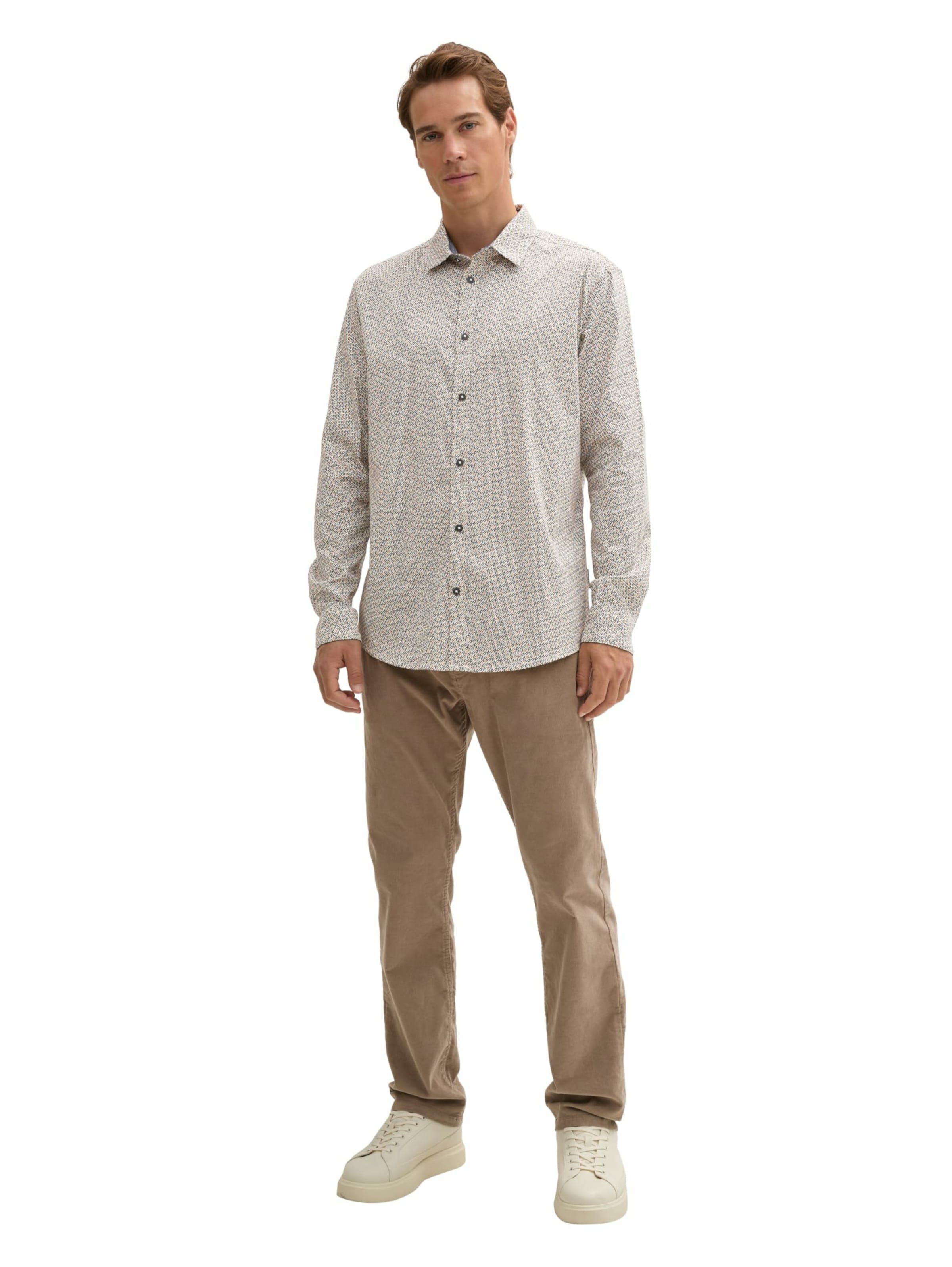 TOM TAILOR Regular Fit Hemd in Grau