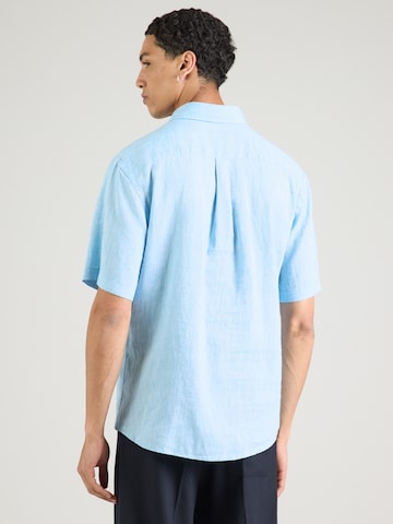FYNCH-HATTON Regular Fit Hemd in Blau