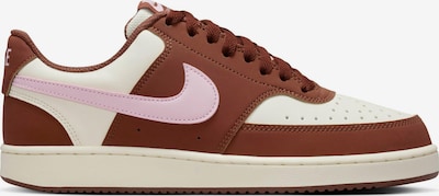 Nike Sportswear Sportschuh 'COURT VISION' in 41 in mokka / rosa / weiß, Produktansicht