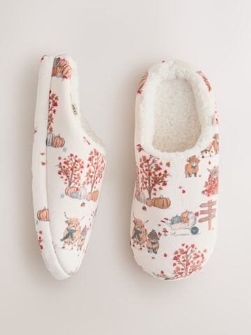 Next - Zapatillas de casa en beige