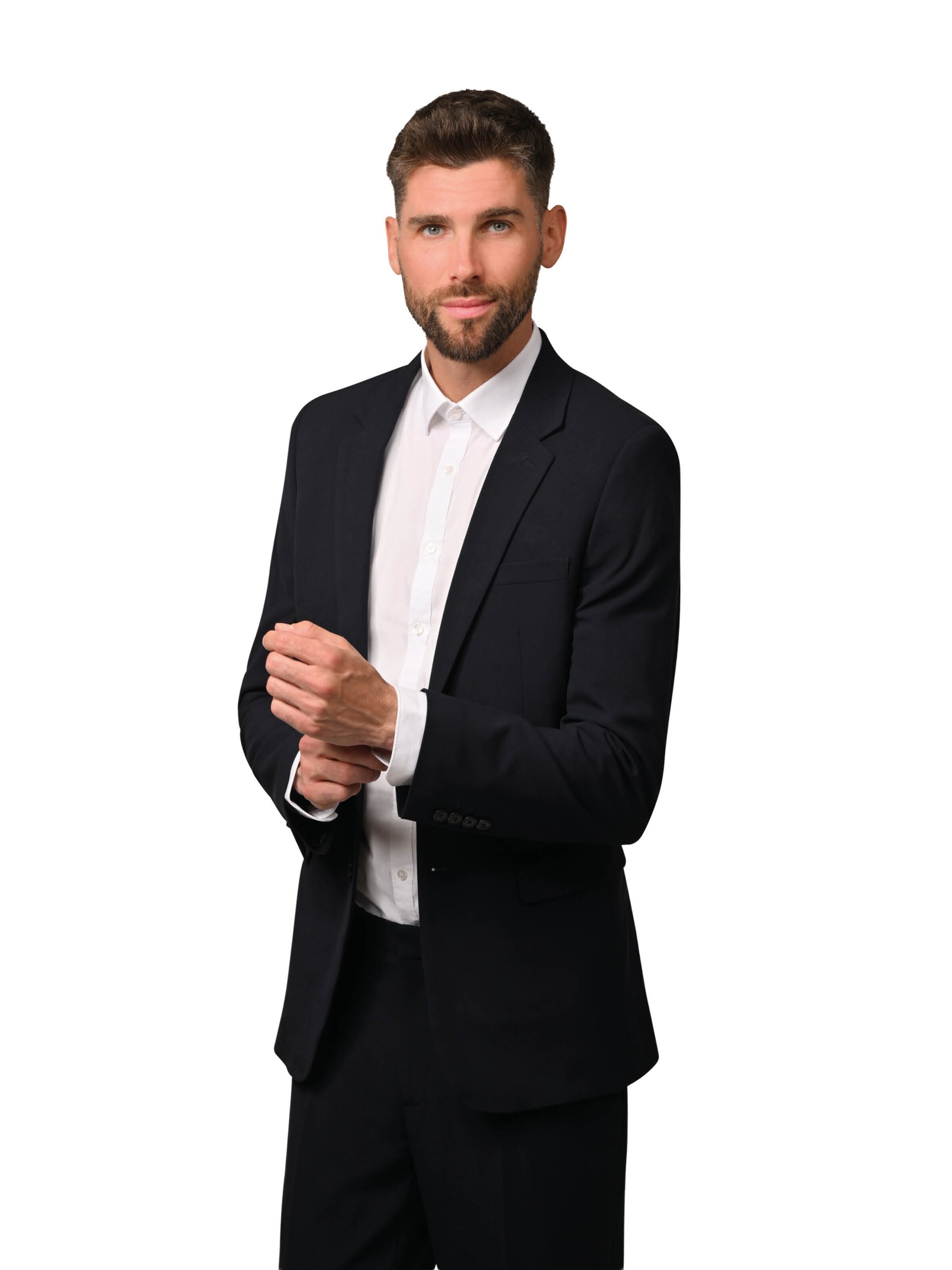 Hirschthal Slim fit Suit in Blue