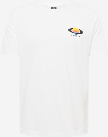 OAKLEY - Camiseta funcional 'PLANET' en blanco: frente