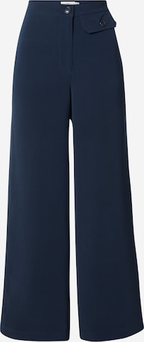 ICHI Loose fit Pants in Blue: front