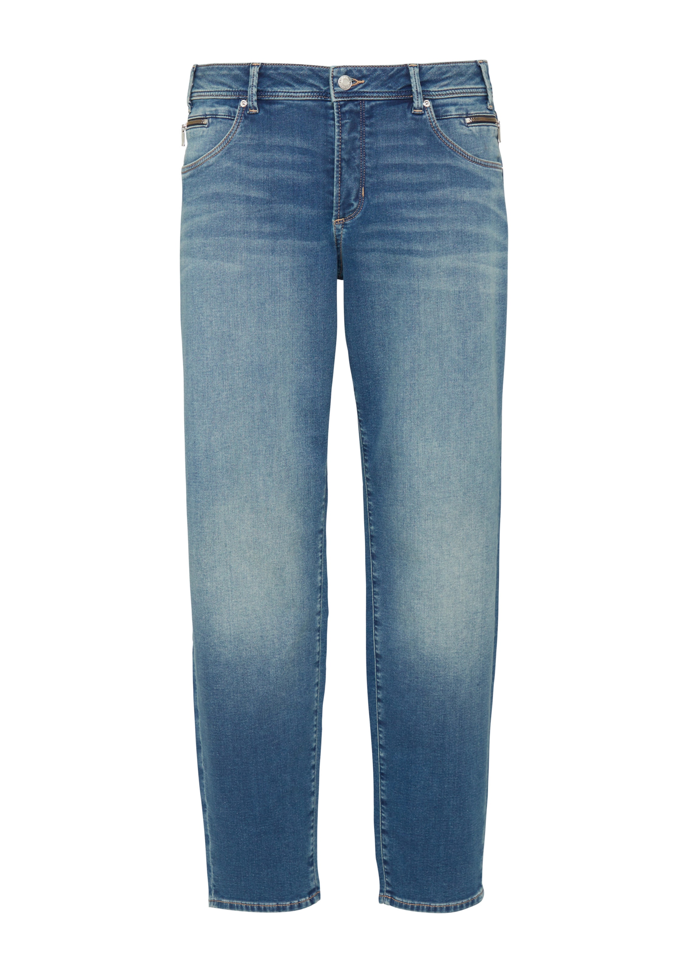 s.Oliver Red Label Plus Jeans in de kleur Blauw denim, Productweergave