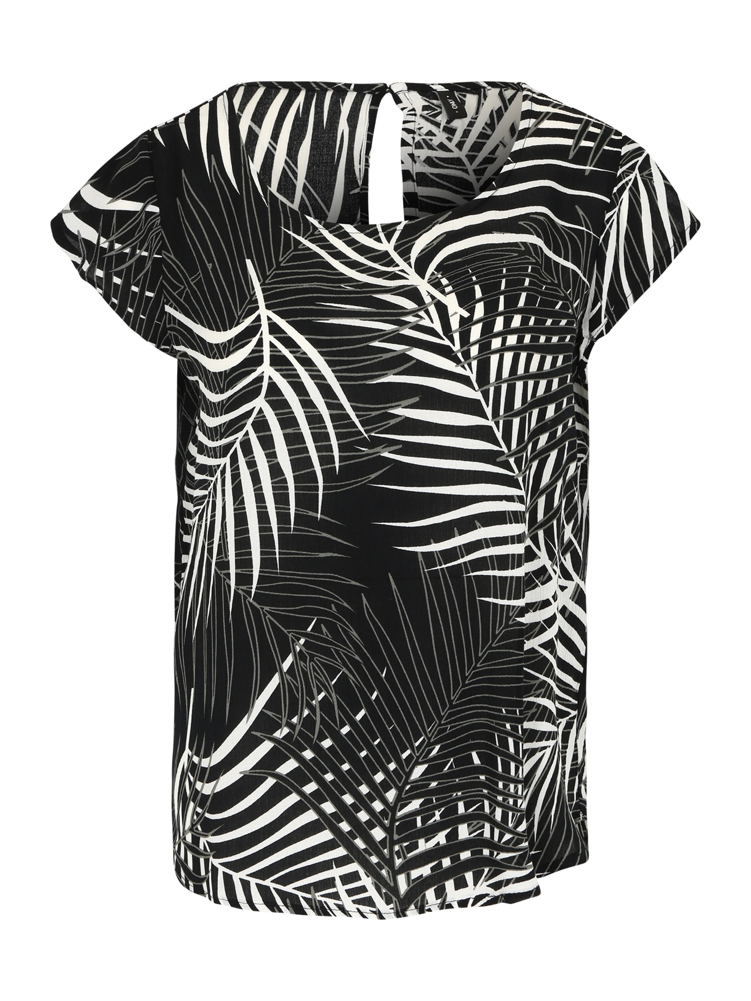 Only Petite Bluse in Schwarz: Vorderseite