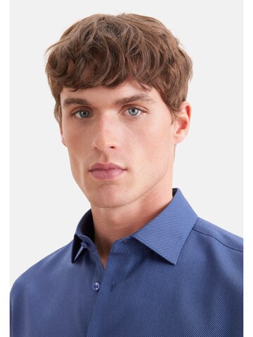 Coupe slim Chemise business SEIDENSTICKER en bleu
